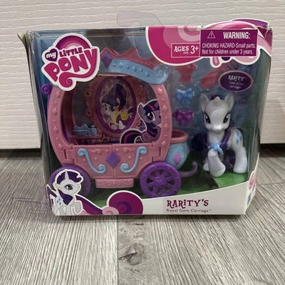 My Little Pony "Rarity's Royal Gem Carriage" 2010 Nuevo en Caja Foto 1 de 4