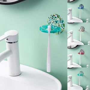 Shaver Tooth Brush Dispenser Bathroom Organizer Wall-mounted Toothpaste - Picture 1 of 11