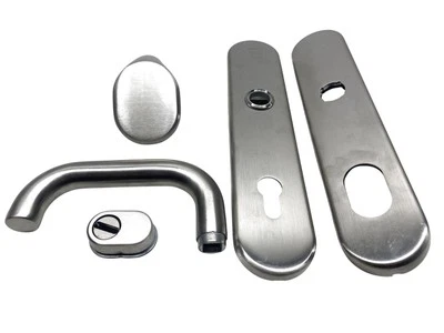 Cerniera di protezione per porte ABUS HLZS814 argento - Immagine 1 di 4