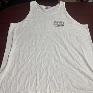 VINTAGE Ron Jon Surf Shop Tank Top Herren XL weiß Surfen Kakao Strand Retro - Bild 1 von 6