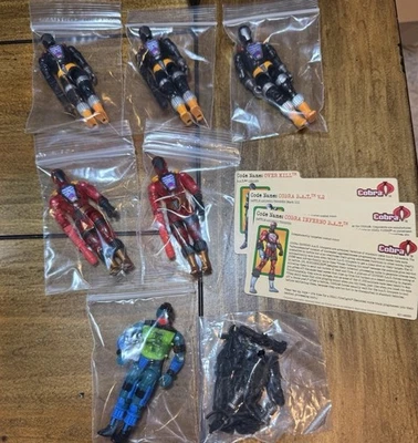 GI Joe 2002 Cobra Troop Builder 6 Pack with Over Kill, BATS, Inferno BATS  - Image 1 of 4