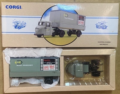 Corgi Classics 1:50 Scammell Scarab Rail Freight 97913 Scale Model - Image 1 of 4
