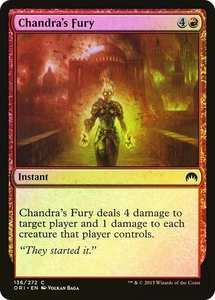 MTG FOIL Chandra's Fury  - Magic Origins #136 - Picture 1 of 1