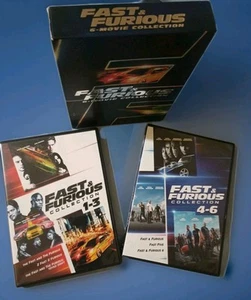 Fast Furious: 6 Movie Collection (DVD, 2014,6-Disc Set) Paul Walker, Vin Diesel - Picture 1 of 18