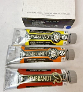 Royal Talens Rembrandt Oil Colour Set of 3--Opened box; NEVER USED--SEE PHOTOS. - Picture 1 of 7