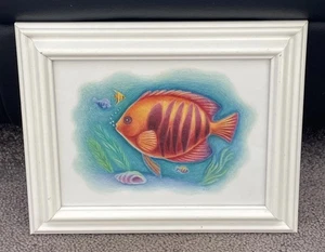 BEAUTIFUL “CARIBBEAN FISH” FRAMED PRINT - Picture 1 of 22
