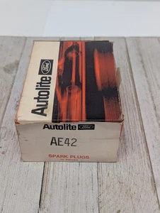 NOS Autolite Ford Motorcraft 10 AE42 SPARK PLUGS Sealed Box - Picture 1 of 4