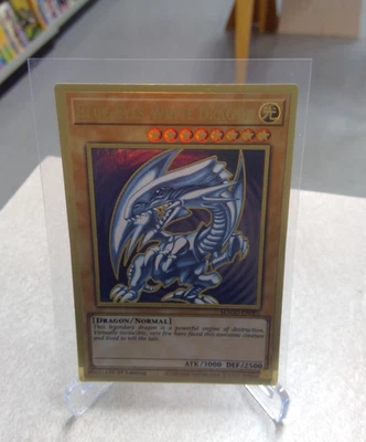 Yu-Gi-Oh TCG Blue-Eyes White Dragon MAGO-EN001 Premium Gold Rare 1st Edition - Image 1 of 2