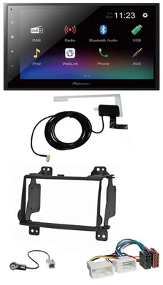 Pioneer DAB MP3 Bluetooth 2DIN USB Autoradio für Hyundai H1 (08-15) - Bild 1 von 4