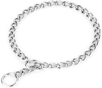 Collare Strozzo Acciaio Ferro Collar per Cani Resistente Catena Serpente Collari - Immagine 1 di 4