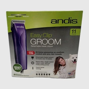 New Andis Easy Clip Groom Clipper MBG-2 Pet Grooming Kit New - Picture 1 of 5