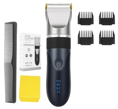 TAGLIACAPELLI ELETTRICO PROFESSIONALE RICARICABILE UOMO MACCHINETTA PER CAPELLI - Immagine 1 di 4