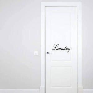 Laundry Door Decal Vinyl Sticker Laundry Room Decor Home Decorations VWAQ - Picture 1 of 60