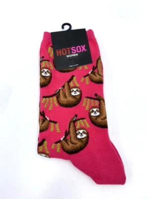 Nuevo con etiquetas Hot Sox Mujeres Perezoso Estampado de Árbol Rosa Brillante Foto 1 de 2