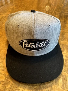 NWT PETERBILT FLATBILL Since 1939 trucking semi trucker cap hat B1 - Picture 1 of 3