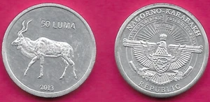 NAGORNO KARABAKH 50 LUMA 2013 UNC GOITERED GAZELLE TO THE LEFT,NATIONAL COAT OF - Picture 1 of 1