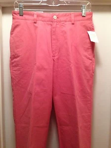 Vineyard Vines Classic Fit Club Pants Rhubarb Nantucket Med Red Men's 28x30 NWT - Picture 1 of 4