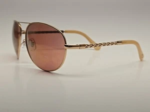 Oscar De La Renta Mens Sunglasses 3060 651 Aviator Gold Frame Brown Tint Lenses - Picture 1 of 6