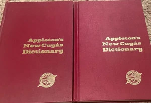 Appleton's New Cuyas Spanish-English Dictionary 1966 2 Volume Hardcover - Picture 1 of 6