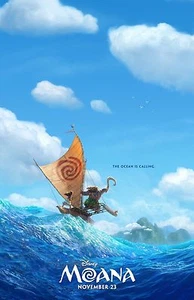 Moana movie poster print  :  11 x 17 inches (style a) Disney - Picture 1 of 1