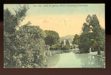 Ohio-Cincinnati-Lago No Cemitério De Mola Grove