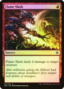 MTG FOIL Flame Slash - Conspiracy: Take the Crown #157 - Picture 1 of 1