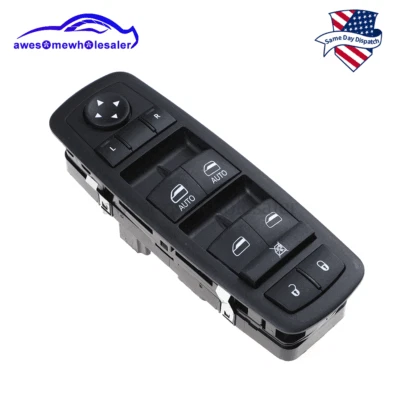 Interruptor maestro de ventana eléctrica lado del conductor para Dodge Ram 1500 2500 3500 2013-2015 Foto 1 de 4
