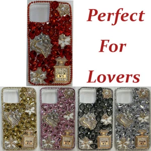 For iPhone 11 12 13 14 Shockproof  Luxury Rhinestone Glitter Bling Diamond Case  - Picture 1 of 14