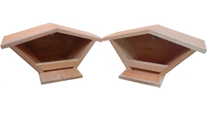 2 Cedar Dove Nesting Boxes - Picture 1 of 7