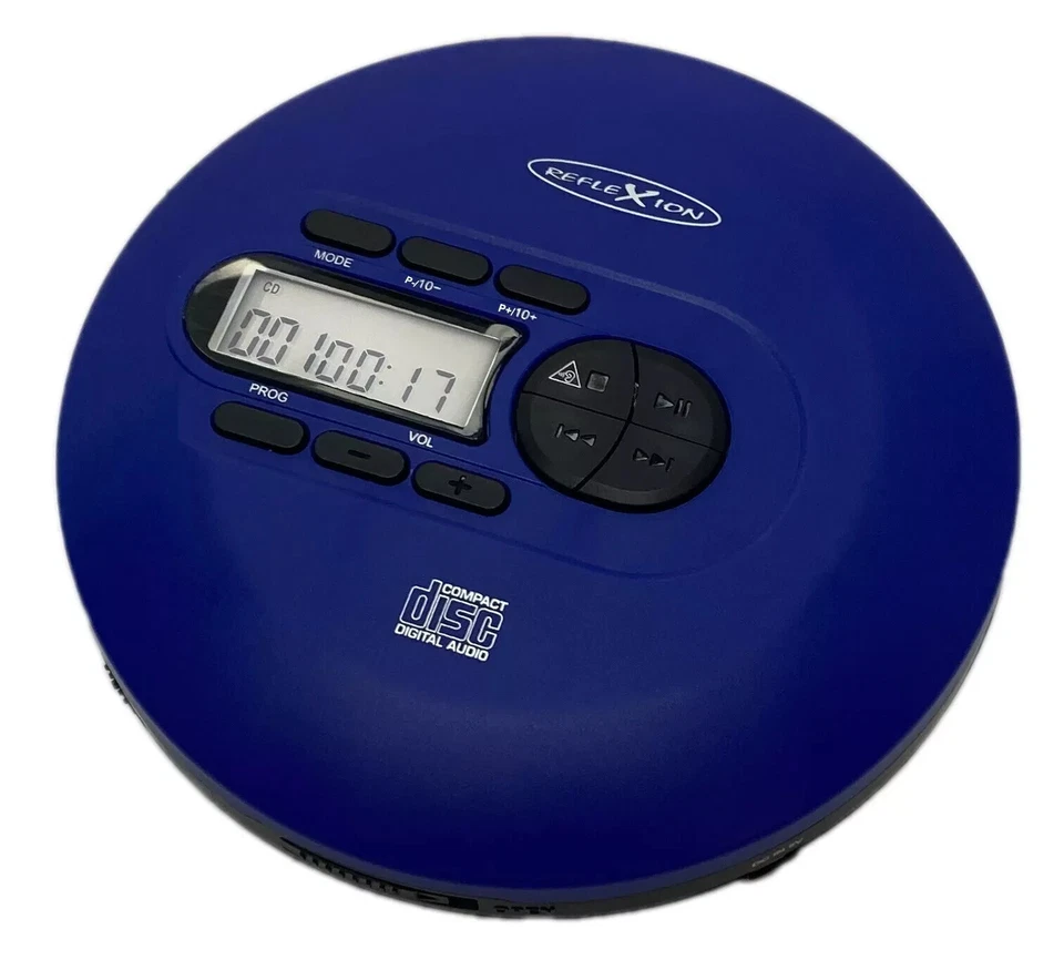 Reflexion PCD520MF bl (sp) Tragbarer CD/MP3 Player mit UKW-Radio Hörbuchfunktion - Bild 1 von 1