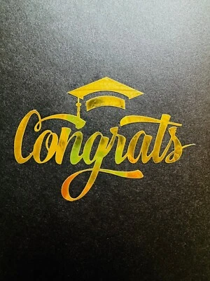 ORIGAMI POP CARDS Gold Congratulations Perfect for Any Occasion Graduation - Image 1 of 4