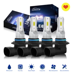 For Dodge Charger 2016-2021 3.6L 9005 HB3 LED Lamps Bulbs High Low Beam Kit - Picture 1 of 15