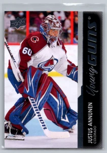 2021-22 Upper Deck Extended Series Young Guns Justus Annunen #708 - Bild 1 von 2