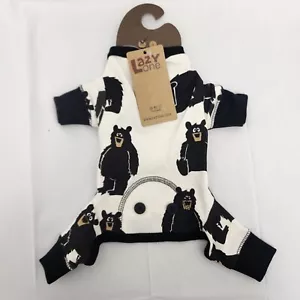 Lazy One Dog Flapjacks one piece dog sweater pajamas Bear. Choose Size. - Picture 1 of 4