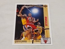 Scottie Pippen 1991-92 Upper Deck #125 Base Set Chicago Bulls