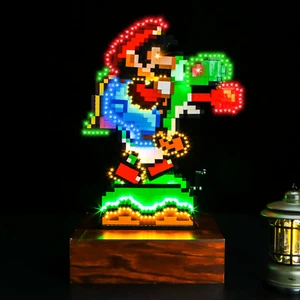 Kit d'éclairage LED pour LEGO Super Mario World ¤ Mario & Yoshi ¤ 71438 ¤ NEUF - Picture 1 of 10