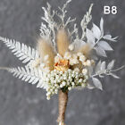 Small Floral Wedding Gypsophila Dried Flowers&Leaves Mini Bridesmaid Bouquets EI
