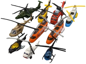 Lot Of 10 Diecast Helicopters-(5-Matchbox)(3-Misto)(1-Unbranded)(1-Hot Wheels) - Picture 1 of 12