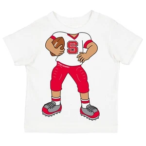 NC State Wolfpack Heads Up! Football Cheer Basketball Baby/Kleinkind T-Shirt - Bild 1 von 5