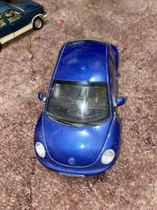 Durago Volkswagen New Beetle 1998 Blue Die-Cast. 1:18. Very Good AA95 - Picture 1 of 7