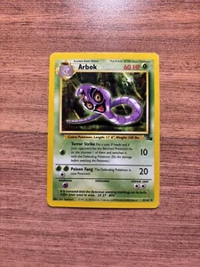 Pokémon TCG Arbok Fossil Set 31/62 Uncommon Unlimited - Picture 1 of 2