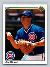 1990 Upper Deck #304 Joe Girardi Chicago Cubs Baseball Card