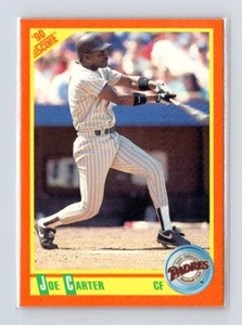 1990 Score Rookie & Traded #19T Joe Carter San Diego Padres - Picture 1 of 2
