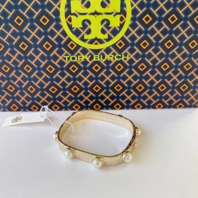 Tory Burch Stacked Studded Pearl Bracelet 46688 - Image 1 of 4