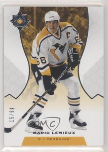 2019-20 Upper Deck Ultimate Collection Legends /99 Mario Lemieux #90 HOF