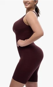 Sharpdezi Bodysuits For Women Seamless Shapewear Tummy Control Mid Thigh Butt - Picture 1 of 6