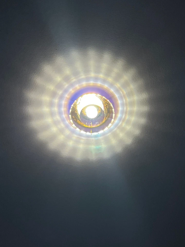 Swarovski Modern Light Crystal Lamp Gold Lighting Original. Price for 1 pc. - Image 1 of 4