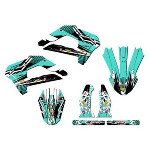 21-22 SRX CX 50 MAYHEM Turquoise Senge Graphics Kit Compatible with Cobra - Picture 1 of 10