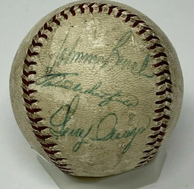 Vintage 1960's Signed Baseball, Johnny Bench, Whitfield, Arrigo, Stewart JSA COA - Image 1 of 3