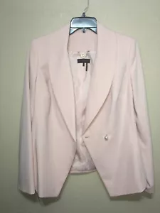 Donna Karan New York Shawl Collar Faux Pearl Jacket sz 16 new - Picture 1 of 6